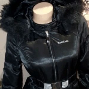 Bebe black puff jacket